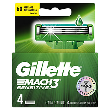 Refil Gillette Mach3 Sensitive